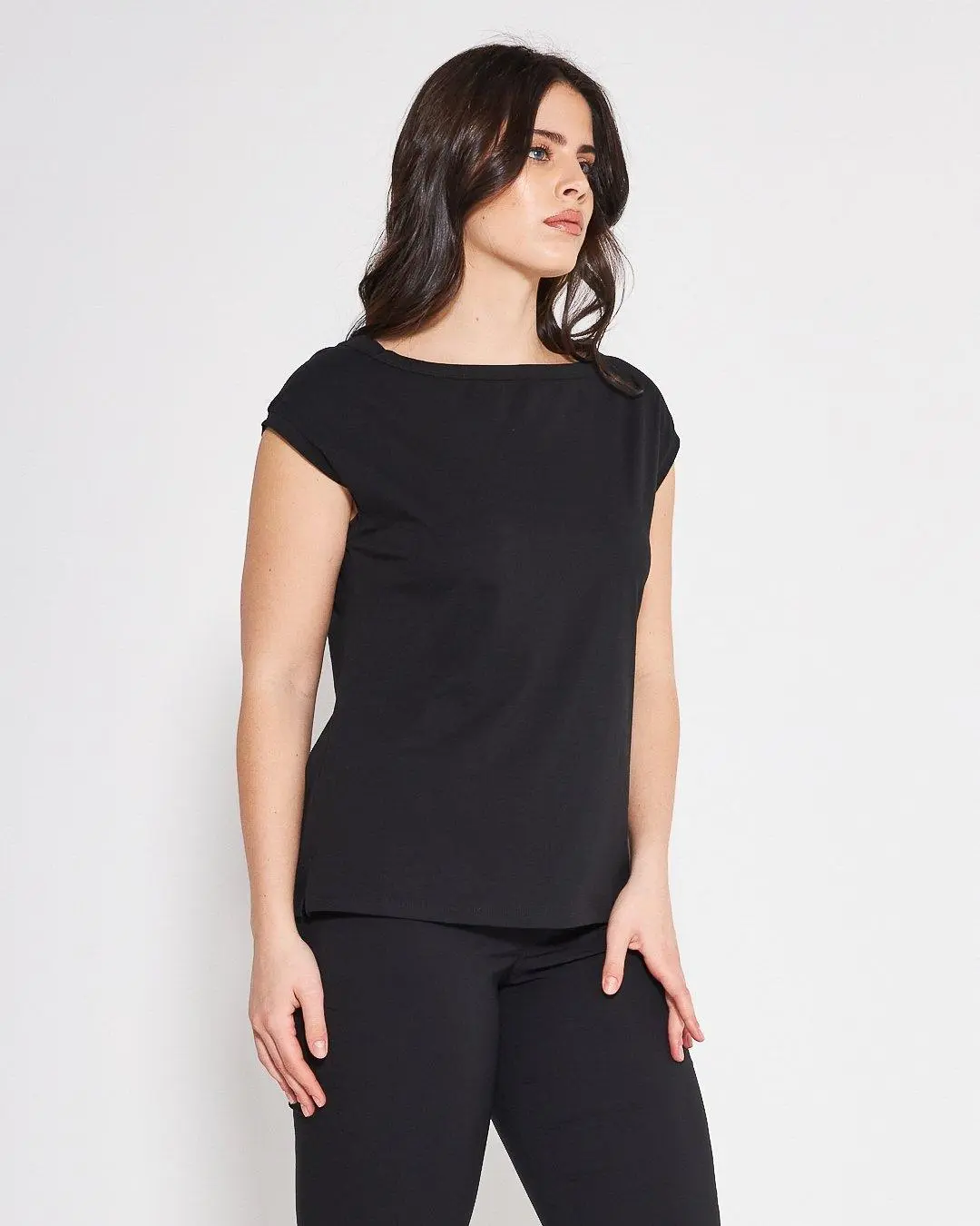 T-shirt kimono BLACK - Image 3
