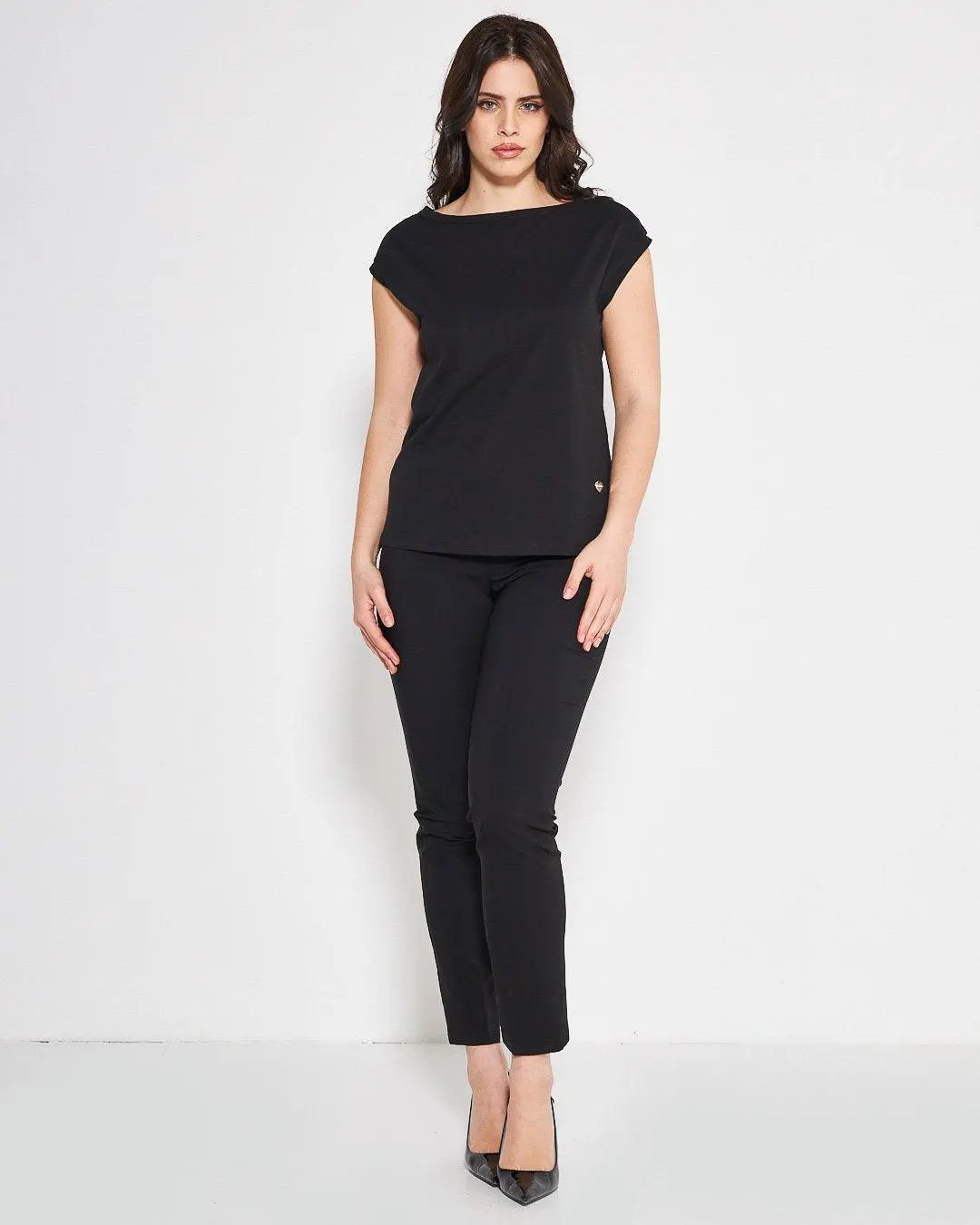 T-shirt kimono BLACK - Image 5