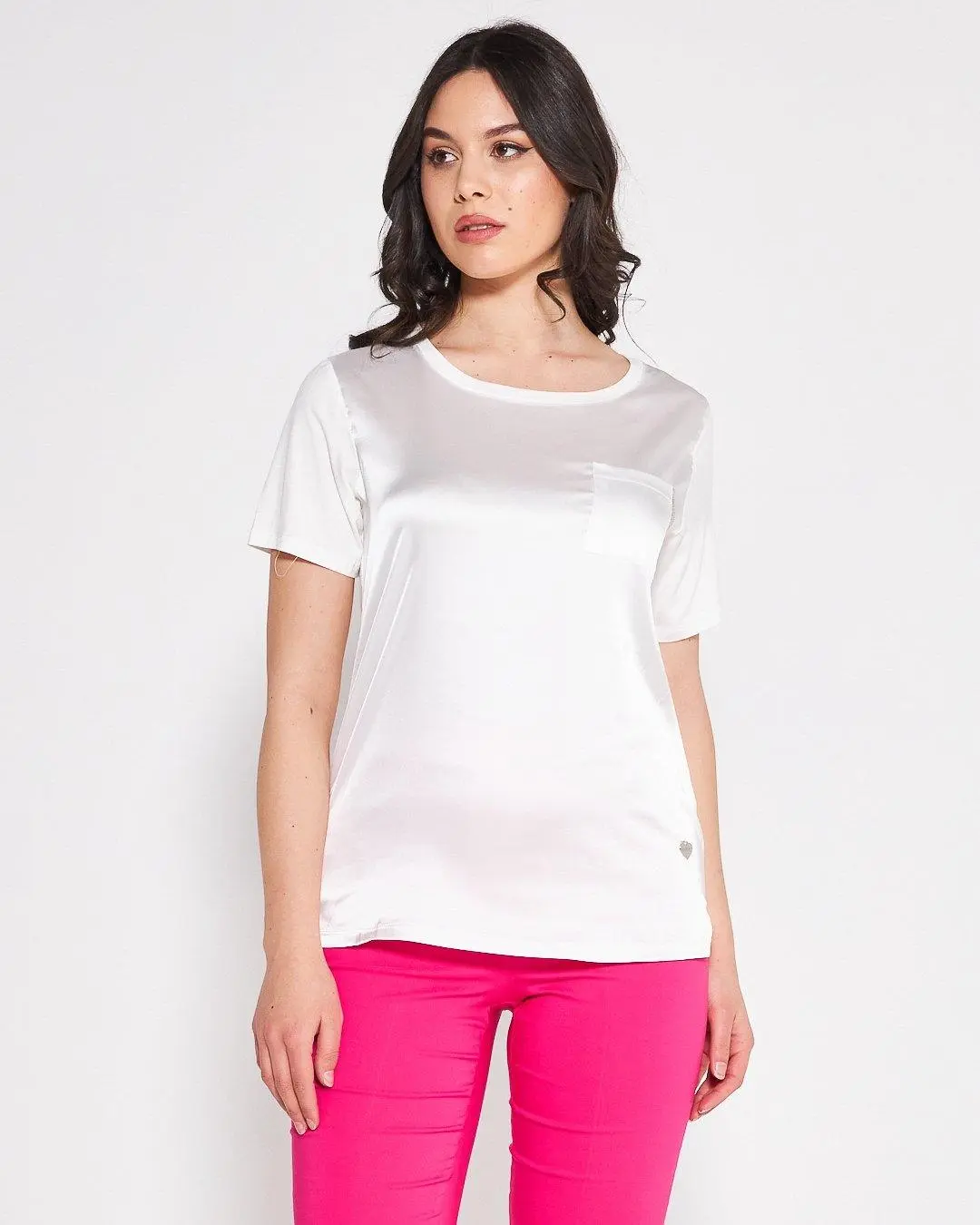 T-shirt girocollo WHITE - Image 3