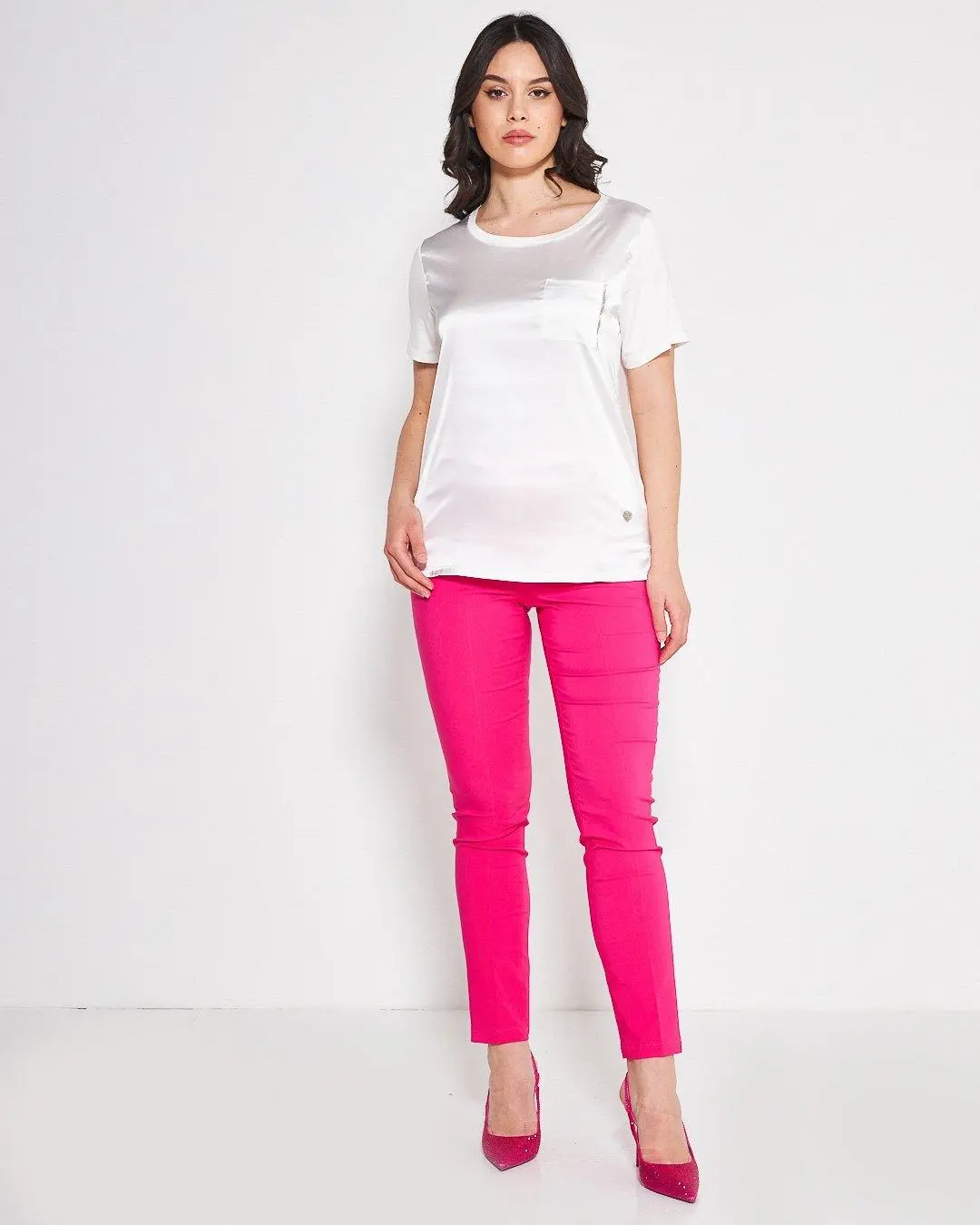 T-shirt girocollo WHITE - Image 6