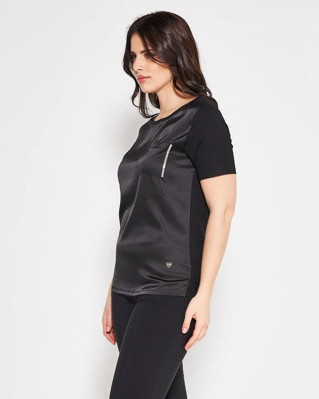 T-shirt girocollo BLACK - Image 3