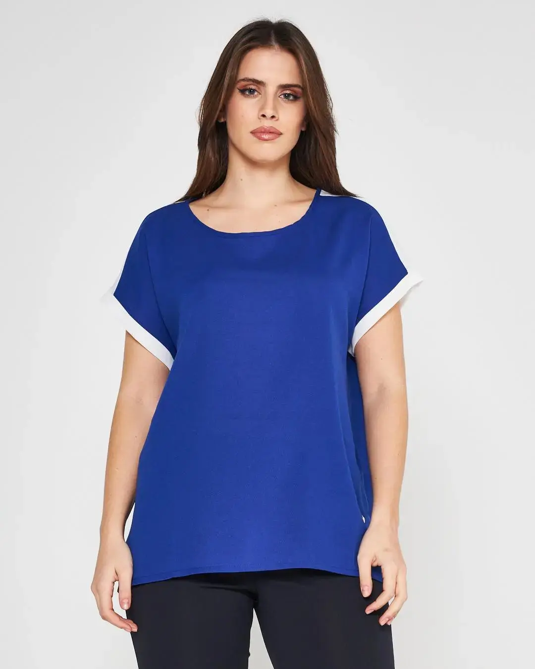 Blusa kimono ROYAL BLUE - Image 2