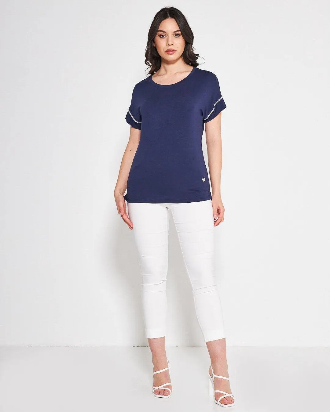 Kimono viscosa BLUE NAVY - Image 6