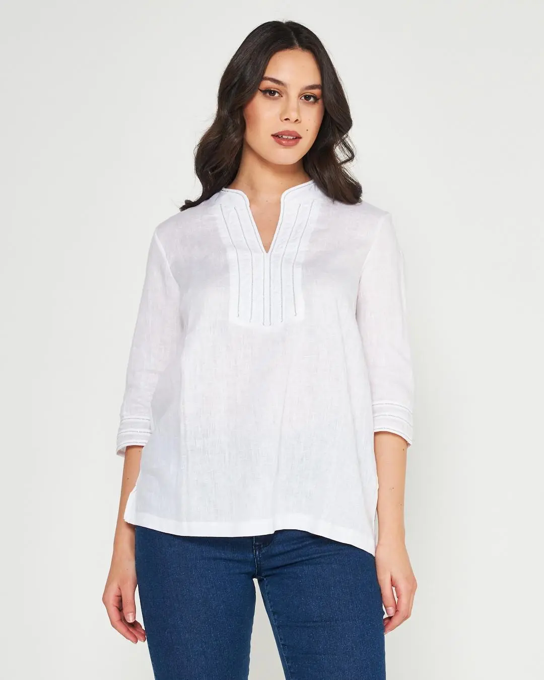 Kaftano lino WHITE - Image 3