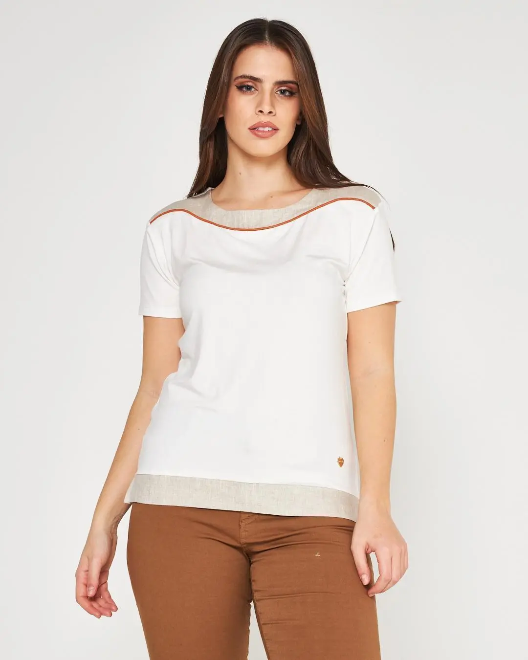 T-shirt viscosa WHITE