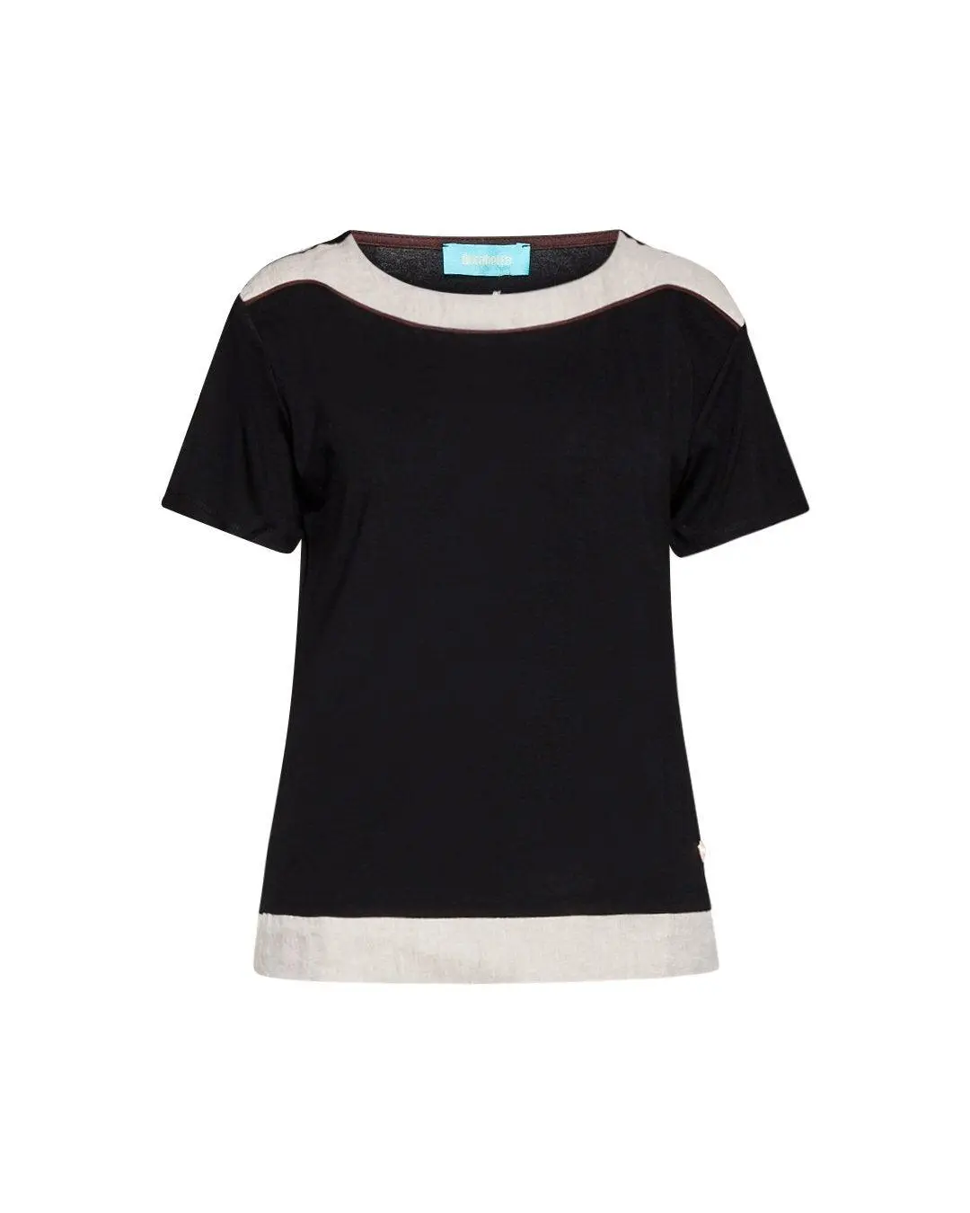 T-shirt viscosa BLACK - Image 2