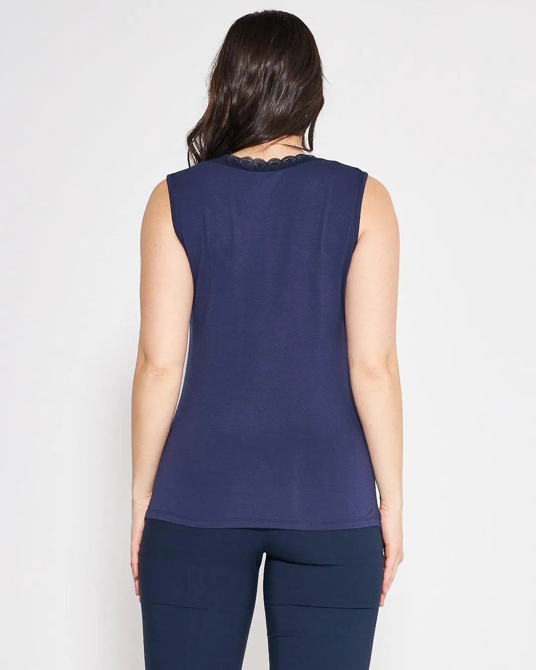 Canotta pizzo BLUE NAVY - Image 4