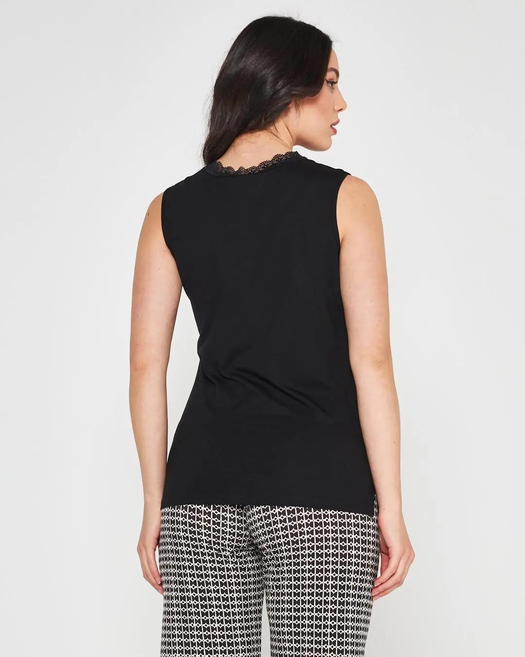 Canotta pizzo BLACK - Image 5