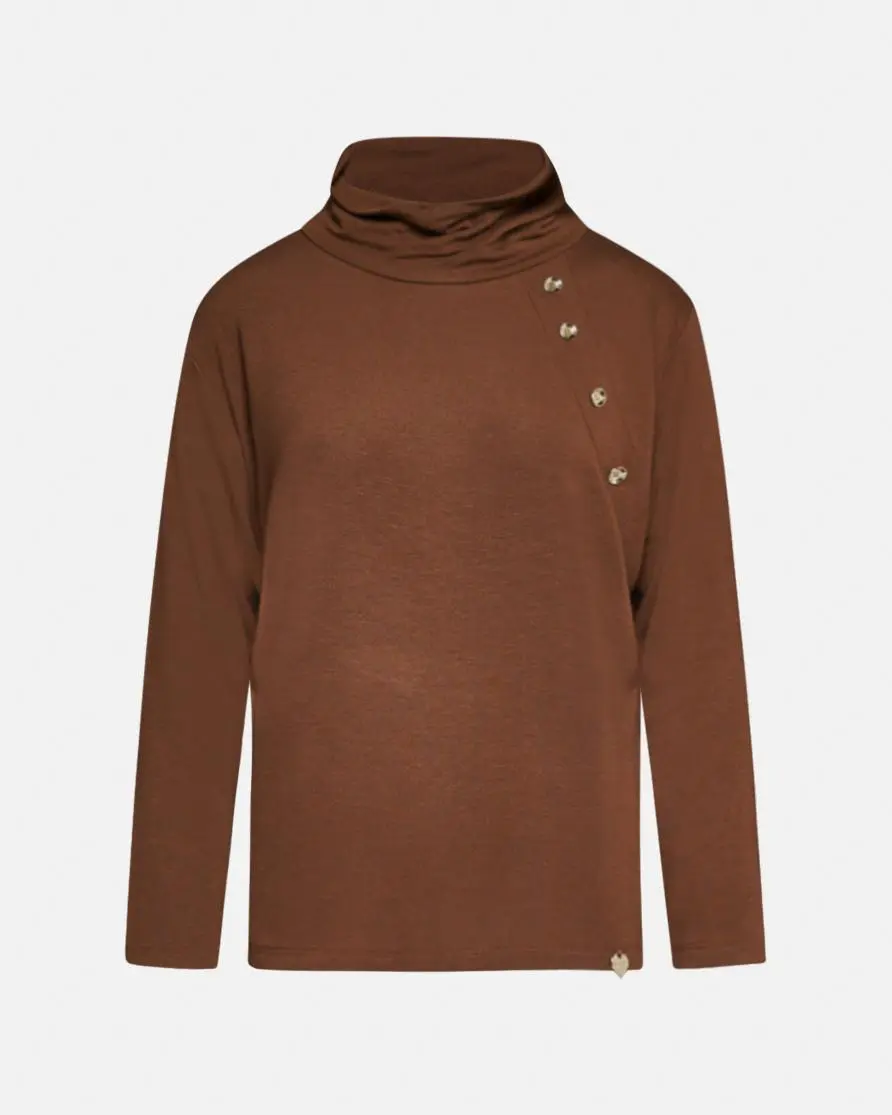 Maglia dolcevita CUOIO