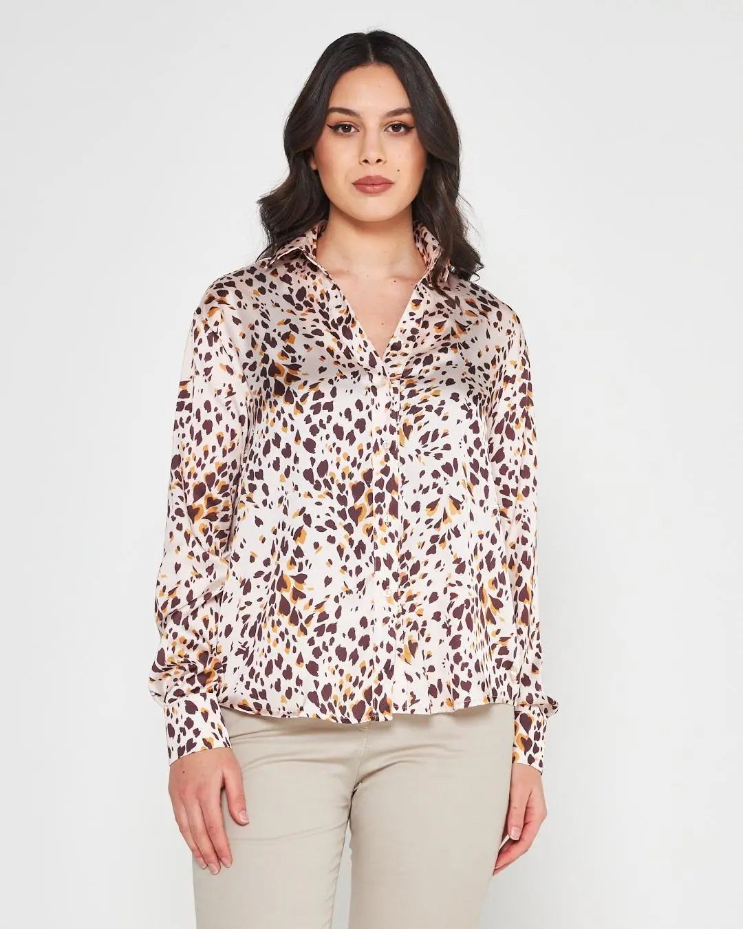 Camicia fantasia BEIGE