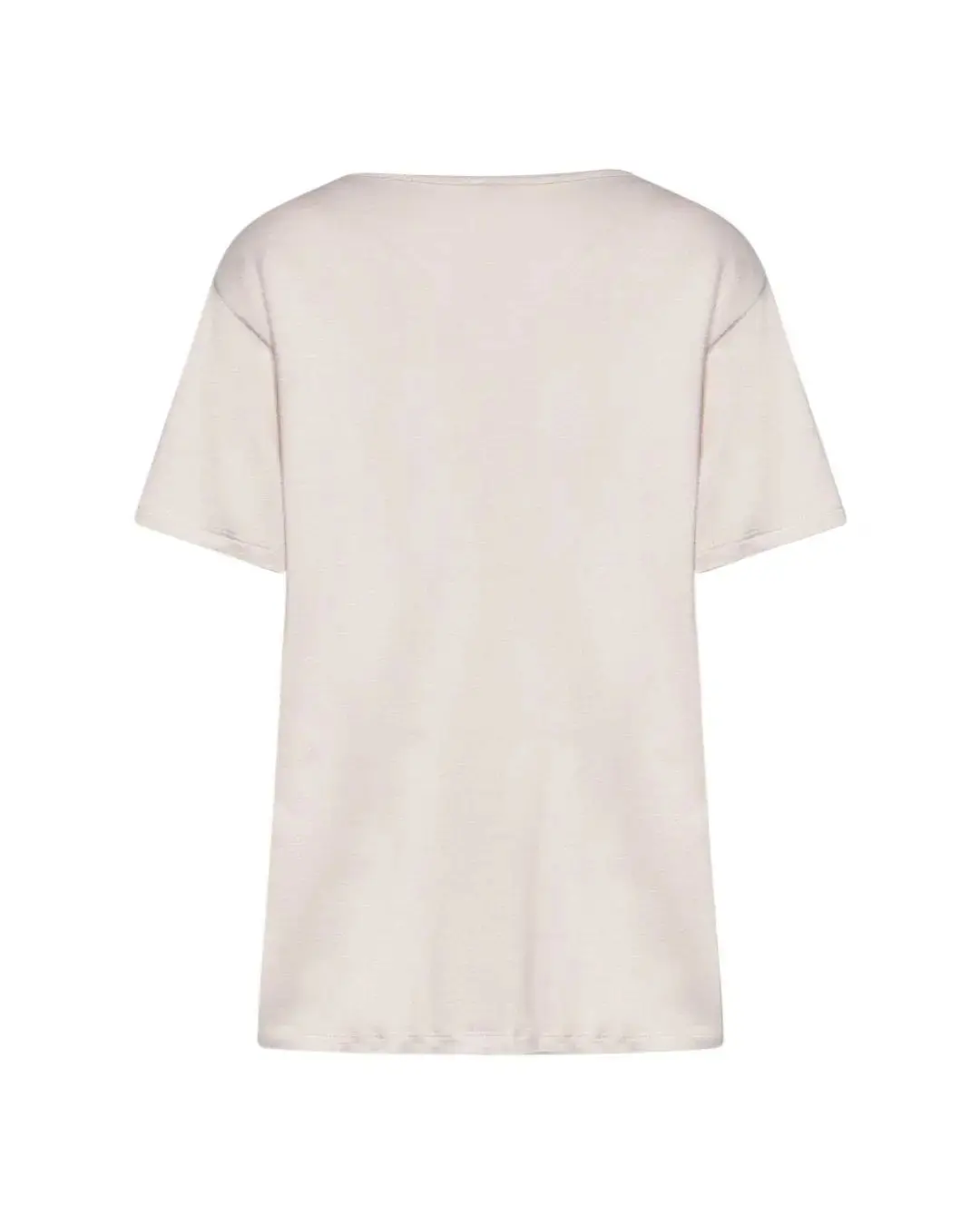 T-shirt foglia BEIGE-ORO - Image 3