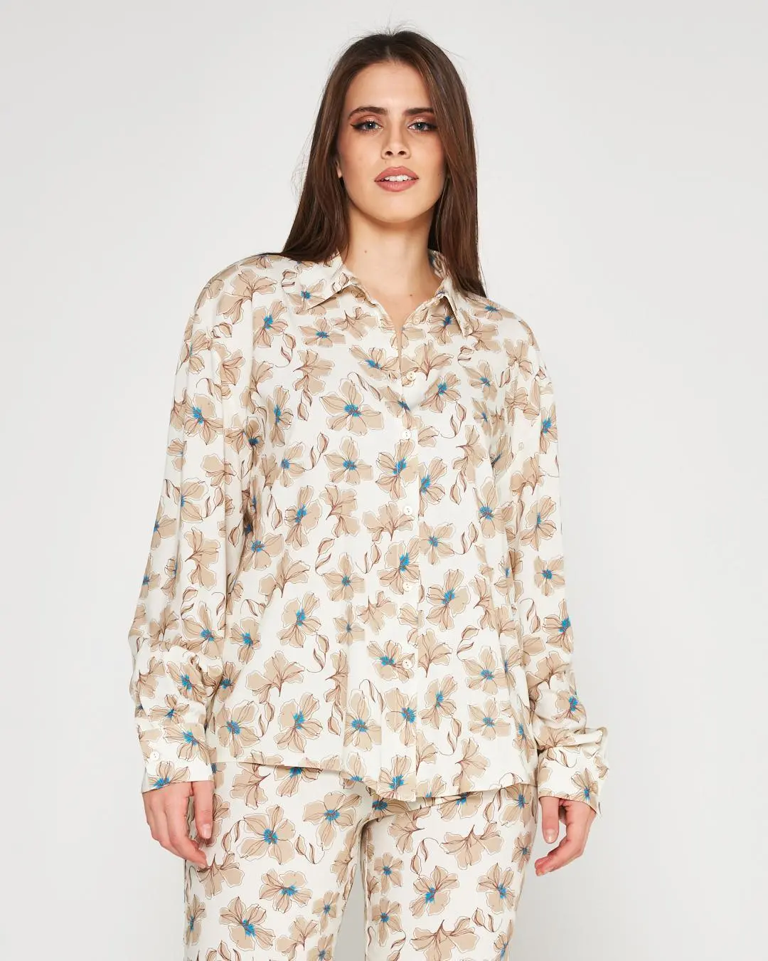 Camicia fantasia BEIGE - Image 3
