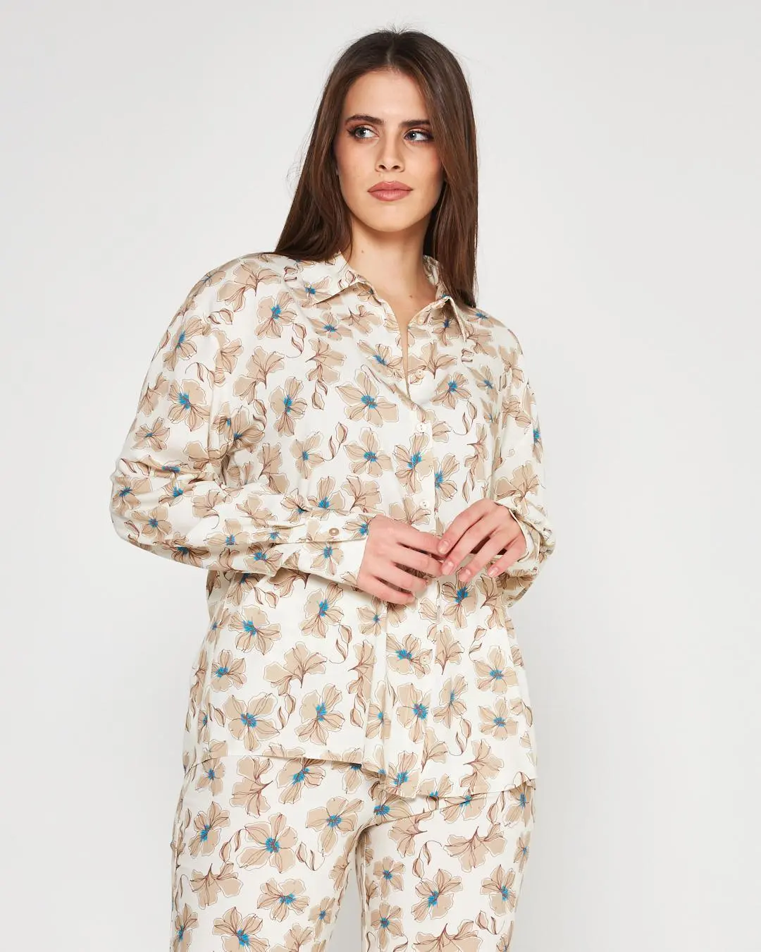 Camicia fantasia BEIGE - Image 4