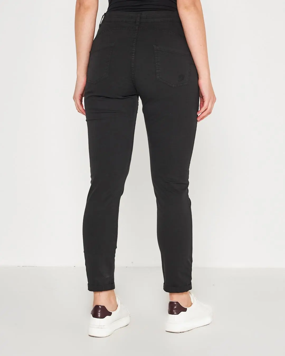 Pantalone cinque  tasche NERO - Image 4