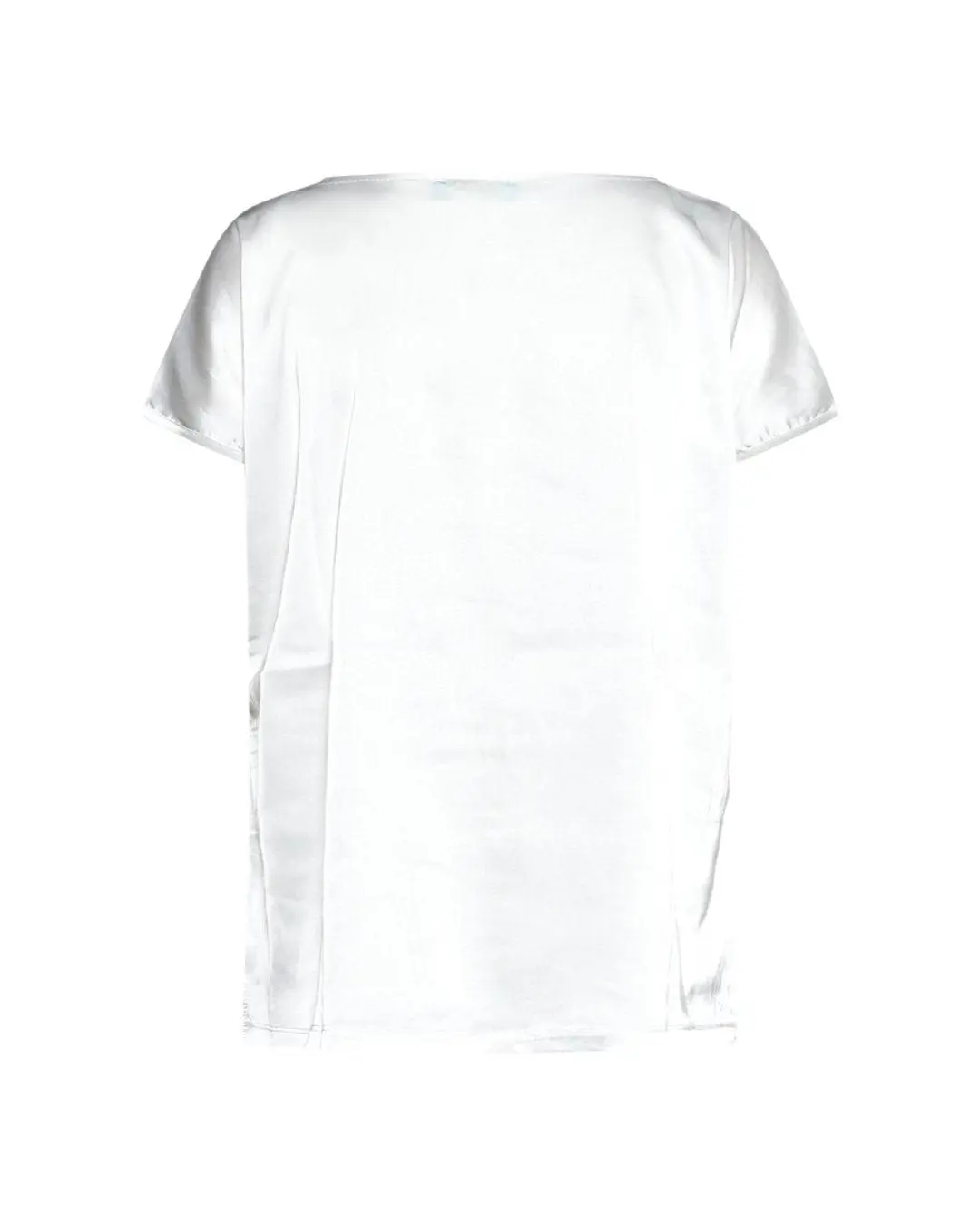 Blusa con dettaglio gioiello WHITE - Image 3