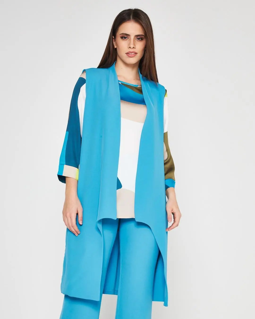 Gilet fluido Celeste