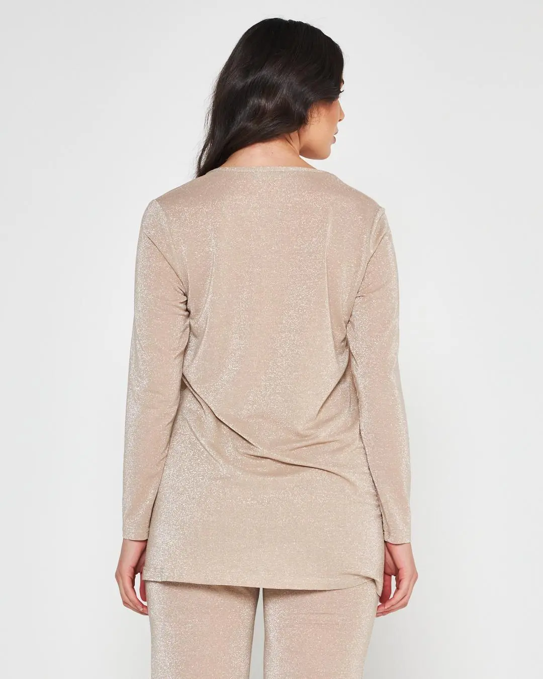 Blusa lurex CHAMPAGNE - Image 5