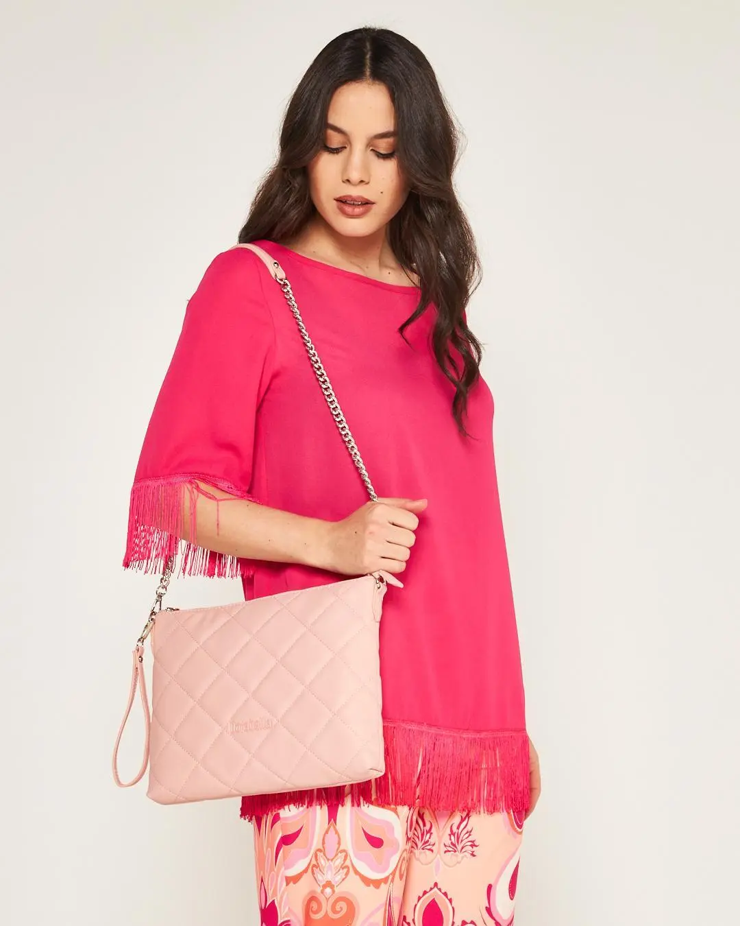 Casacca frange Fucsia - Image 4
