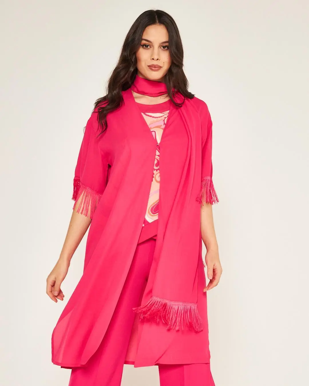 Spolverino foulard Fucsia - Image 4