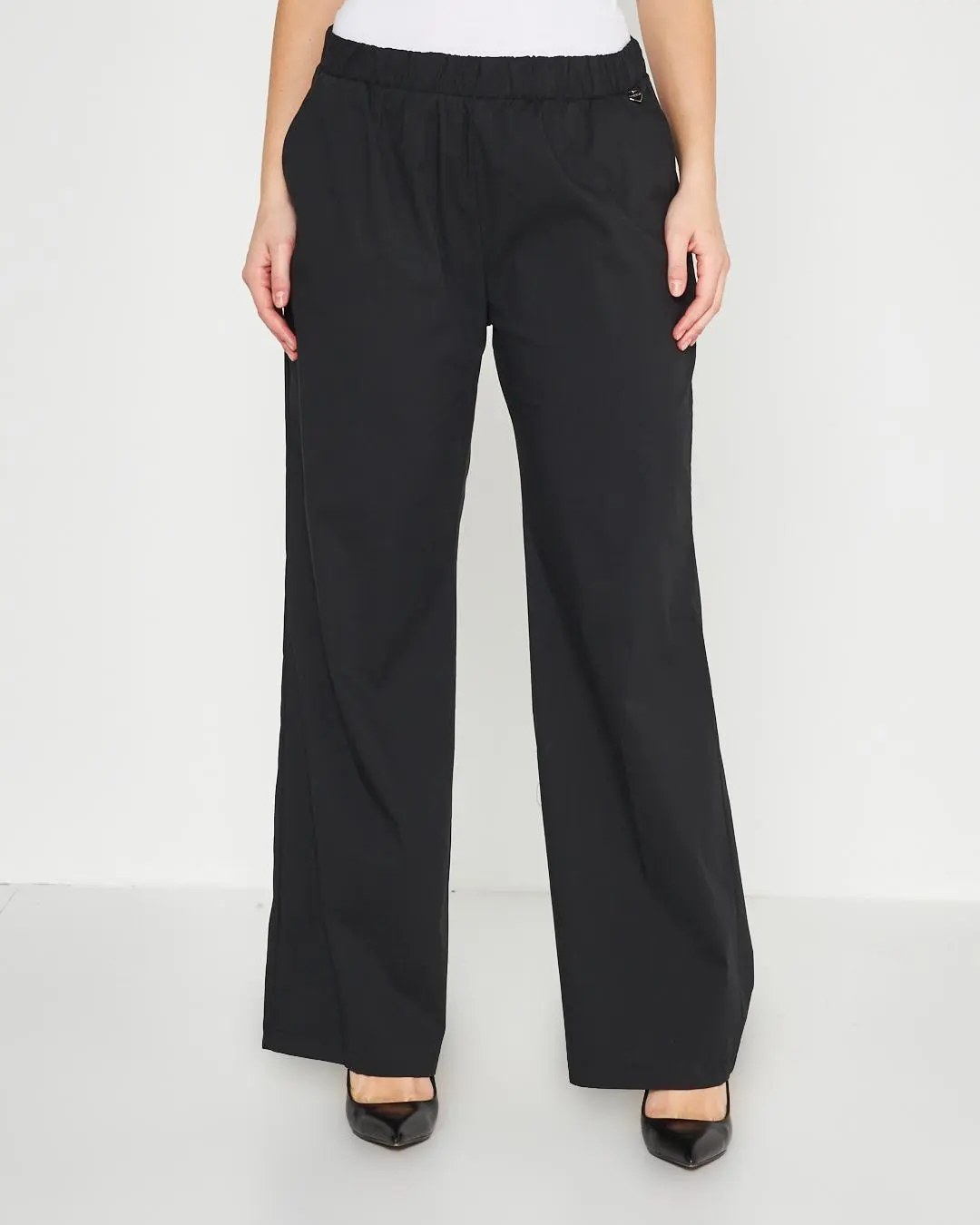 Pantalone cotone NERO