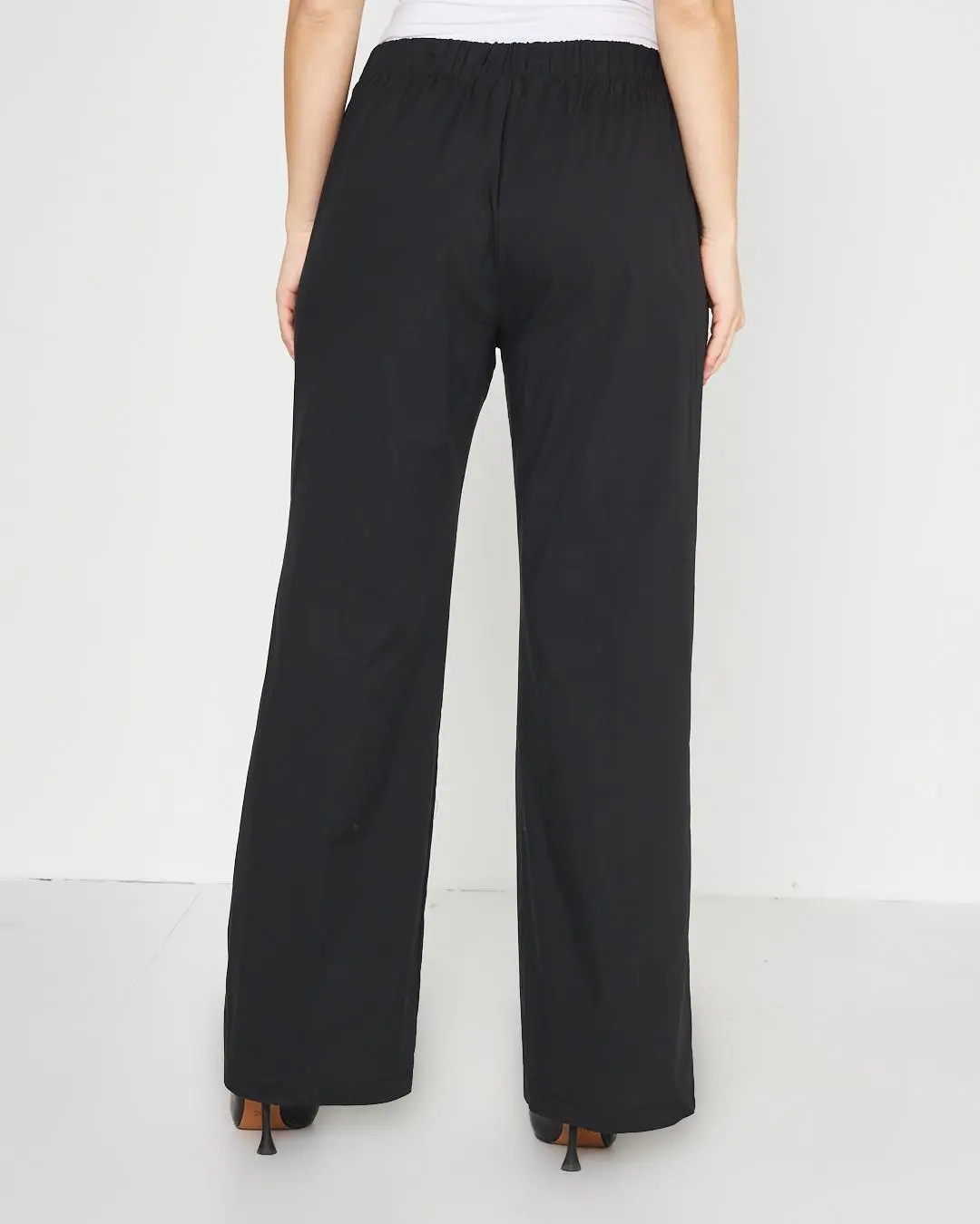 Pantalone cotone NERO - Image 3