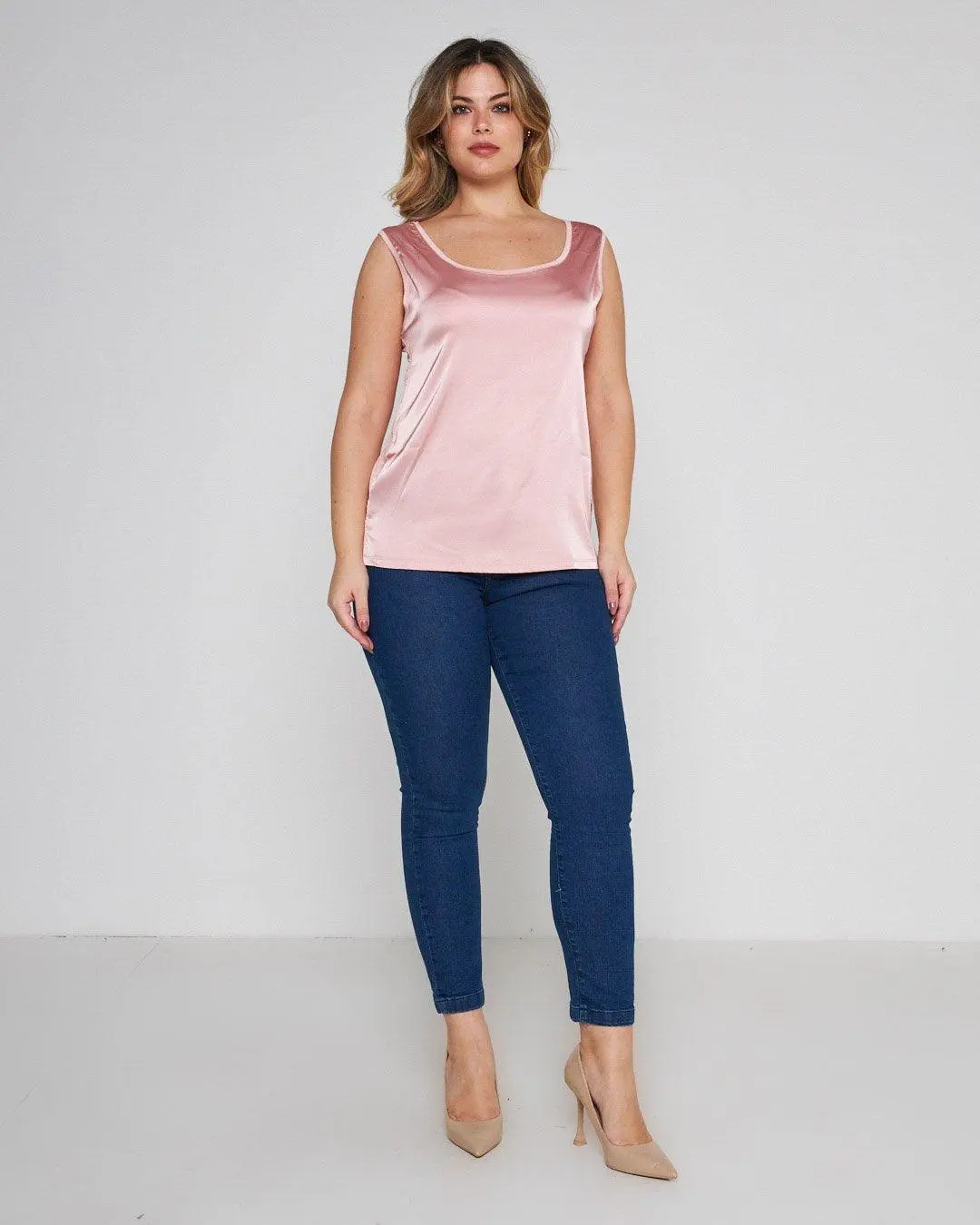 Canotta bimateriale BLUSH PINK - Image 4