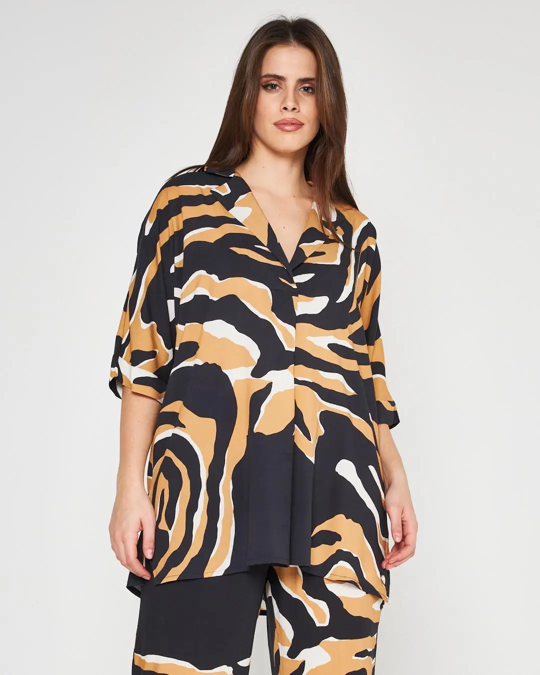 Camicia animalier NERO - Image 4