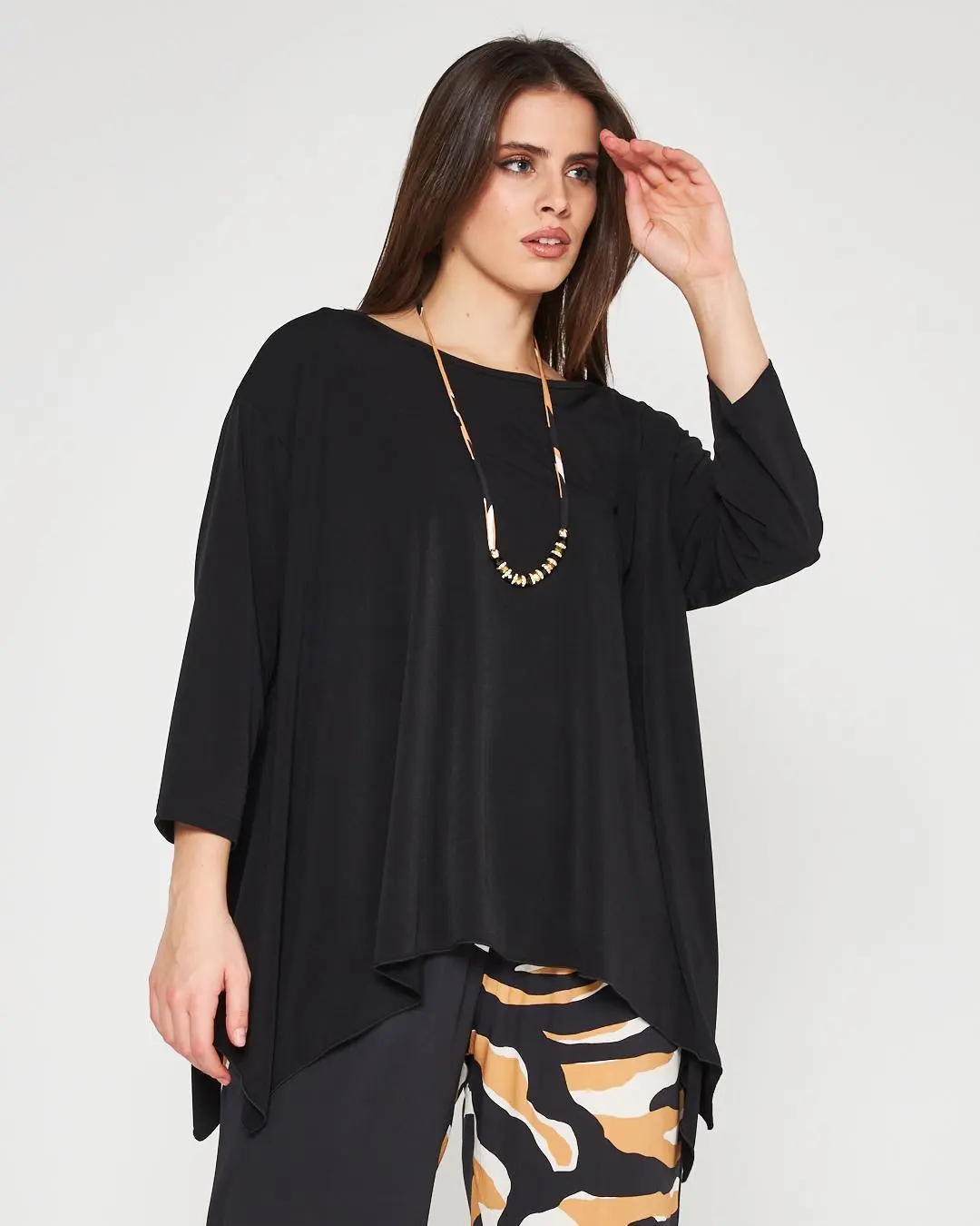 Blusa collana Nero - Image 3