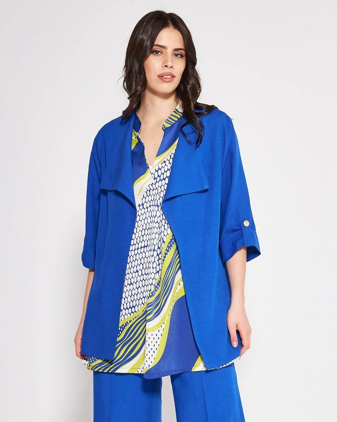 Giacca sciallata BLU-ROYAL