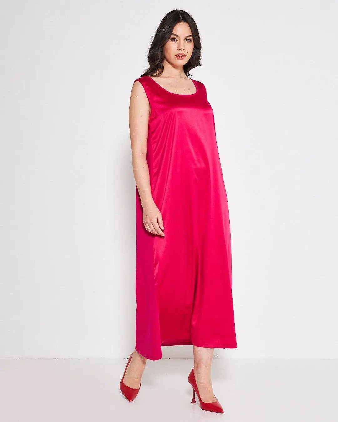 Abito raso unito FUXIA - Image 6