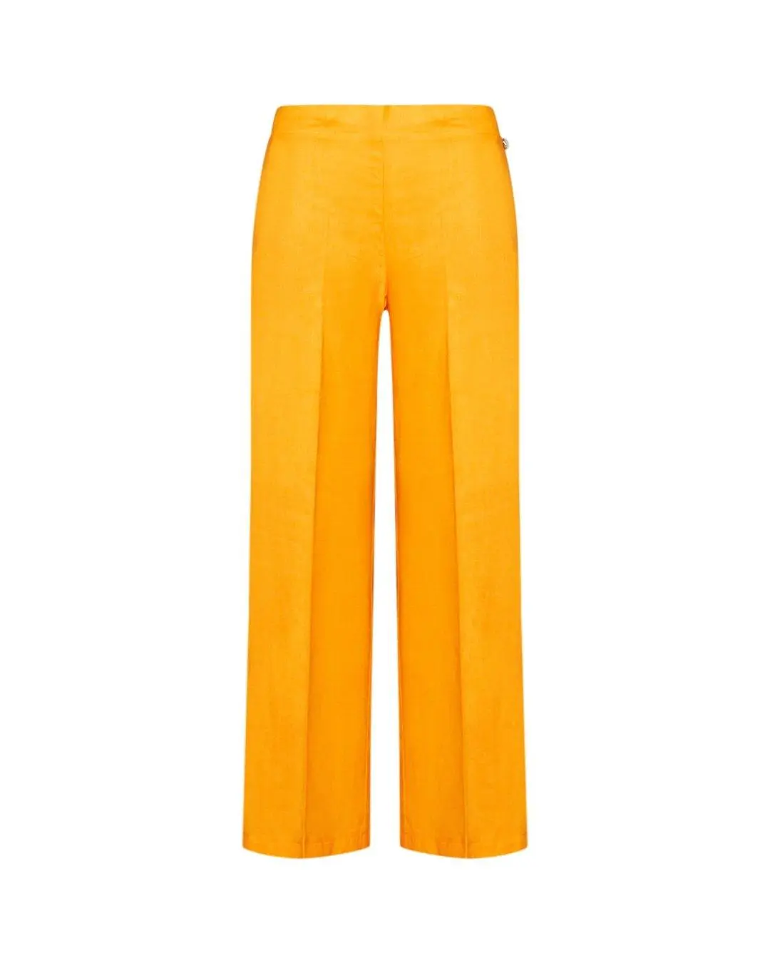 Pantalone in lino MANDARINO