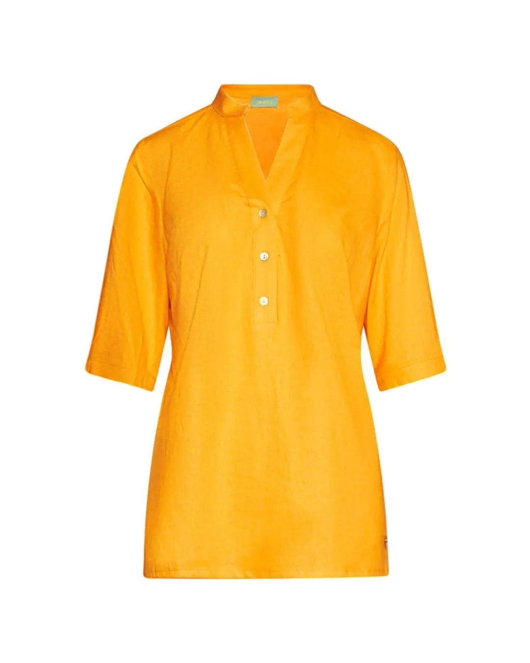 Blusa in lino MANDARINO - Image 2