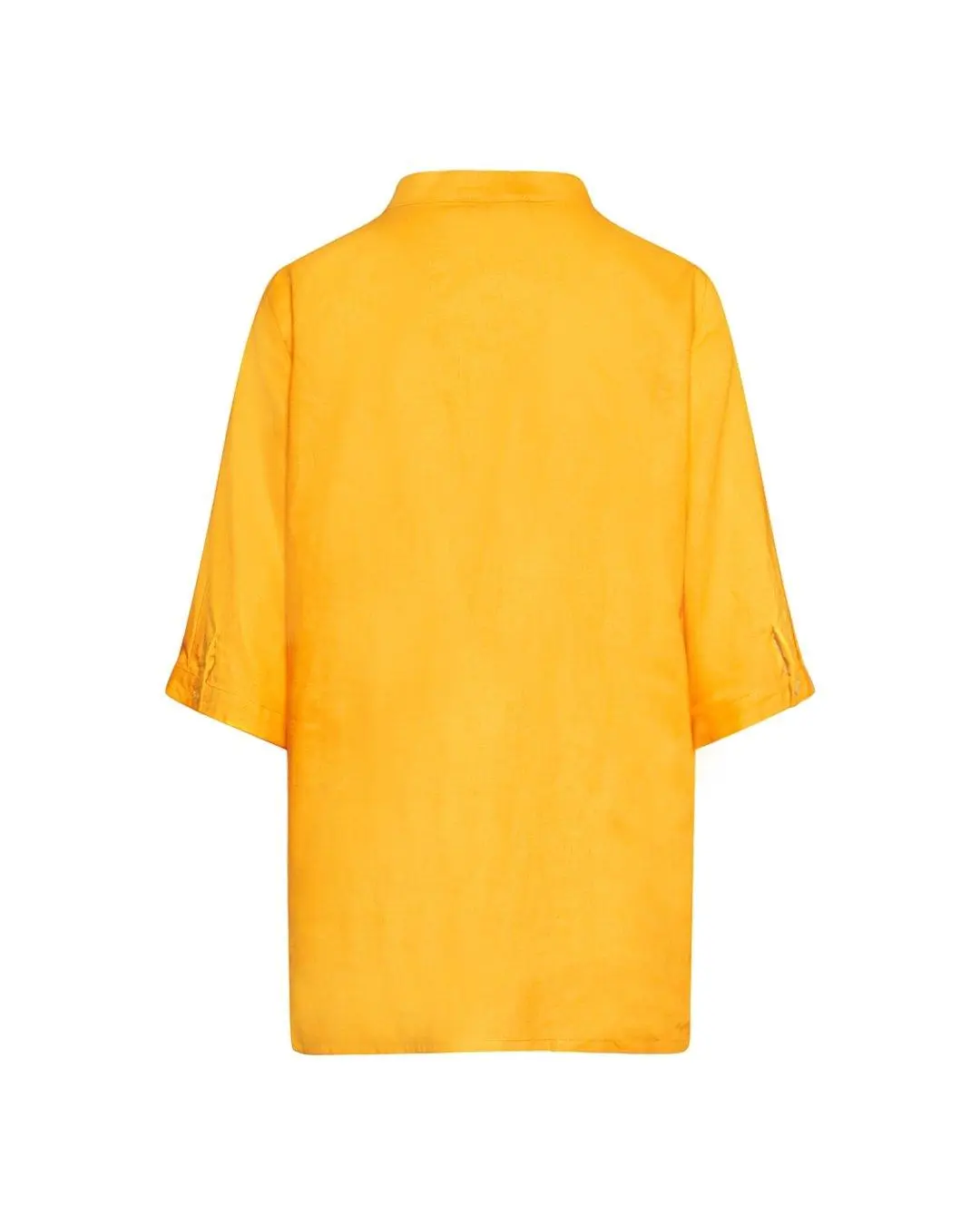 Blusa in lino MANDARINO - Image 3