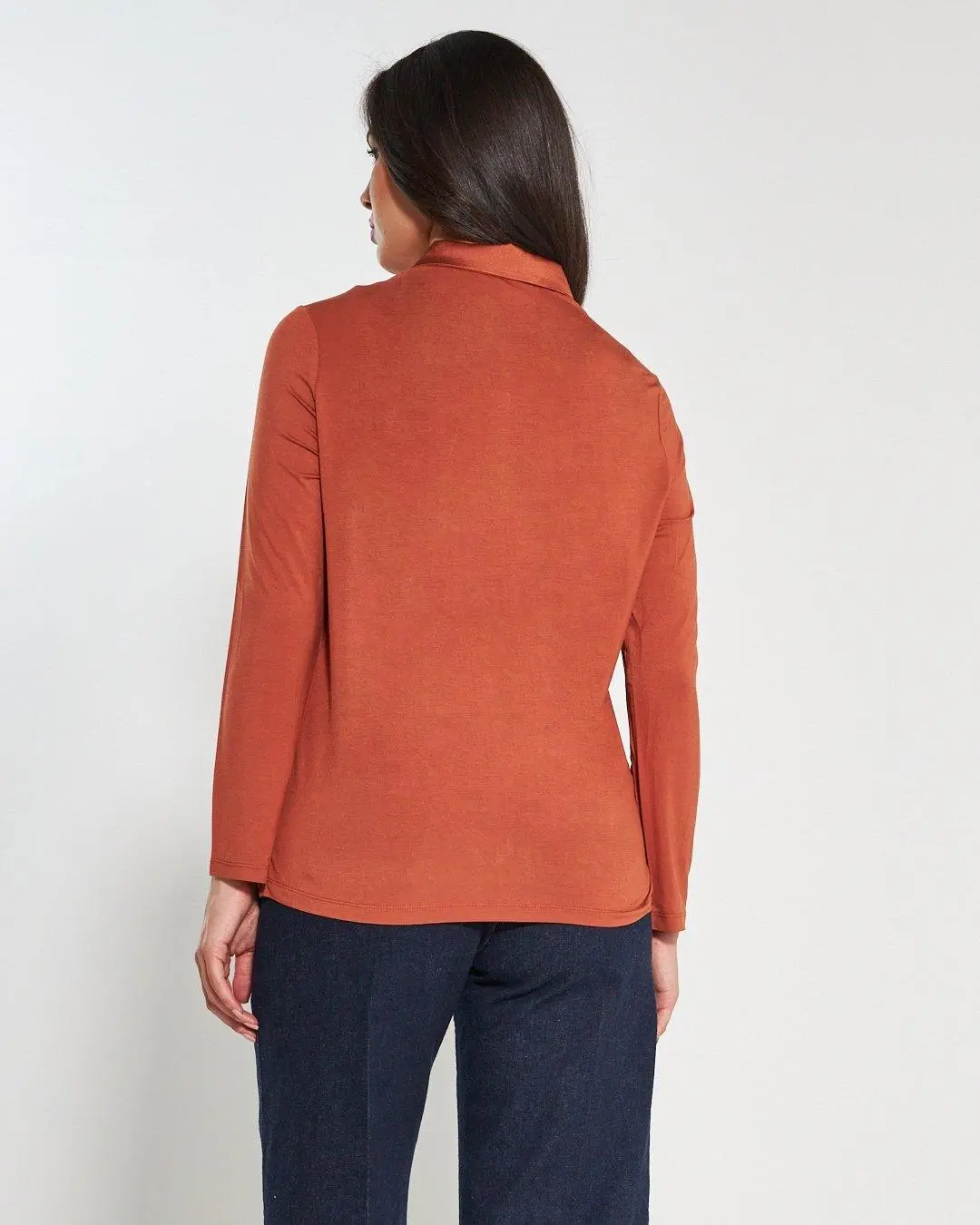 Camicia bi-materiale CANNELLA - Image 6
