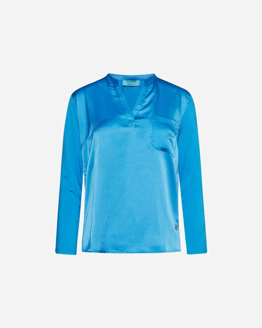 Blusa bi-materiale PAVONE - Image 2