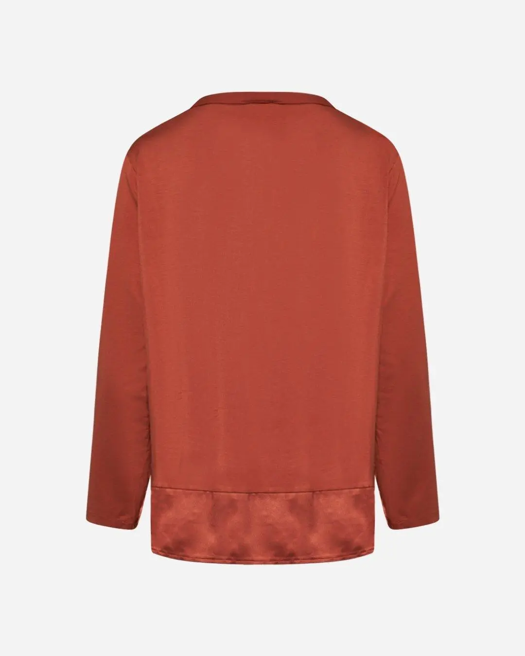 Blusa bi-materiale CANNELLA - Image 3
