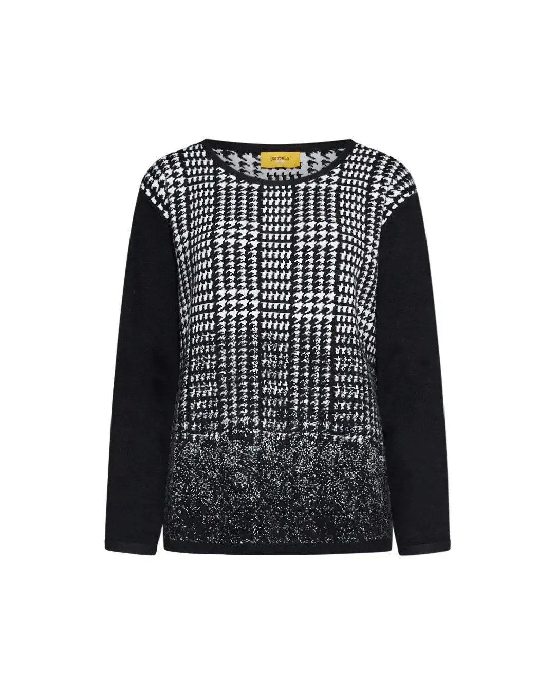 Maglia jacquard BLACK