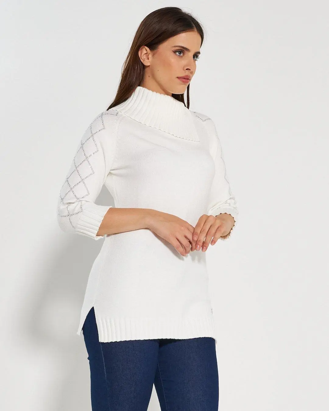 Maglia dolcevita OFF WHITE - Image 4