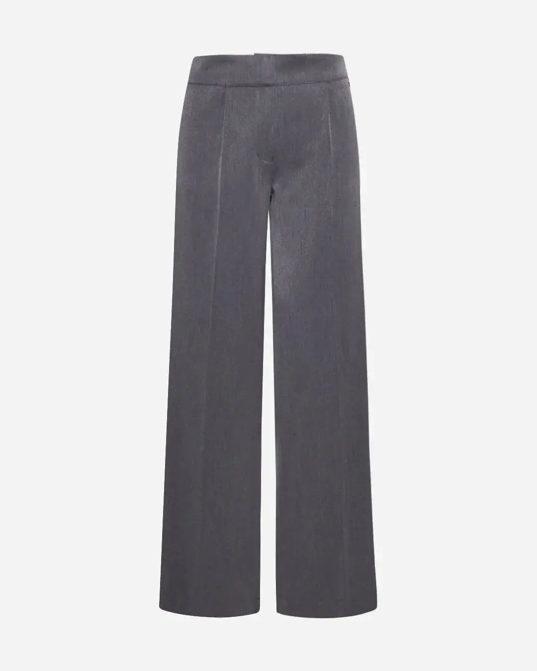 Pantalone a palazzo con pinces GRIGIO