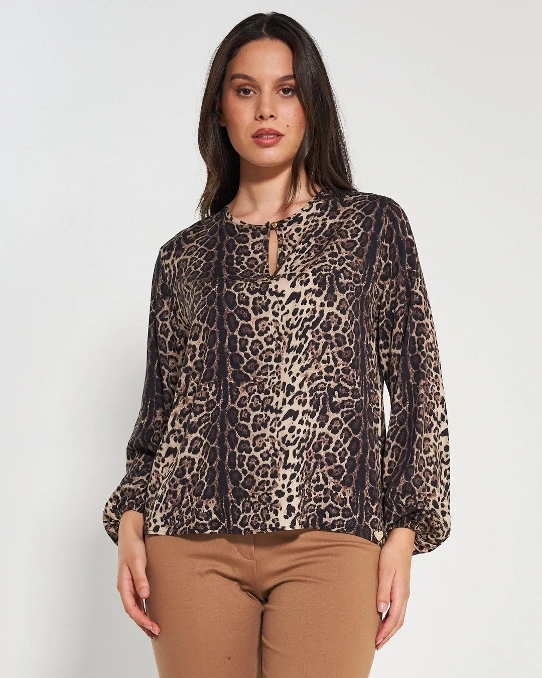 Blusa fantasia animalier NERO - Image 4