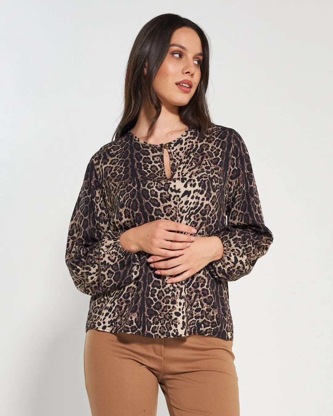 Blusa fantasia animalier NERO - Image 5