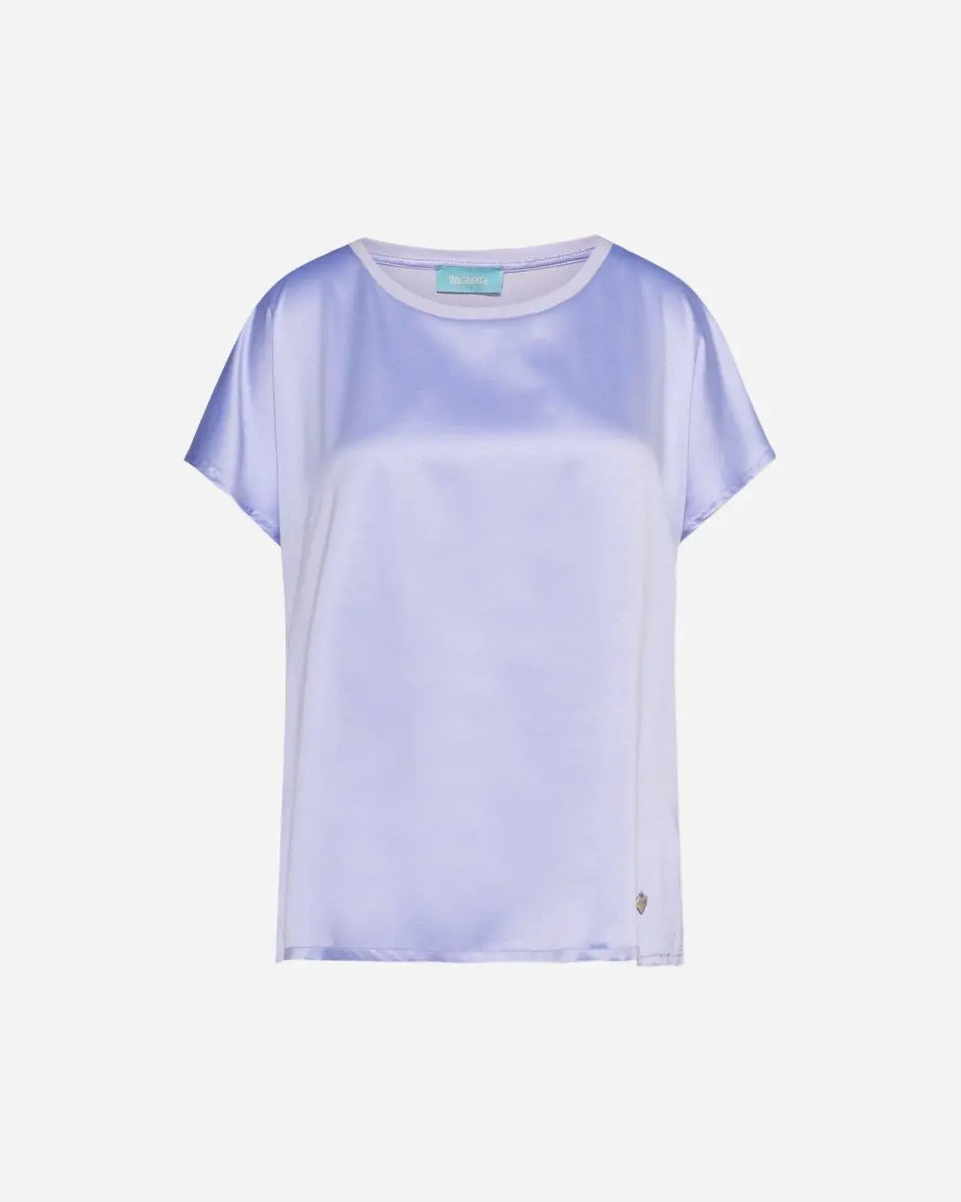 Blusa bi-materiale LILLA - Image 2