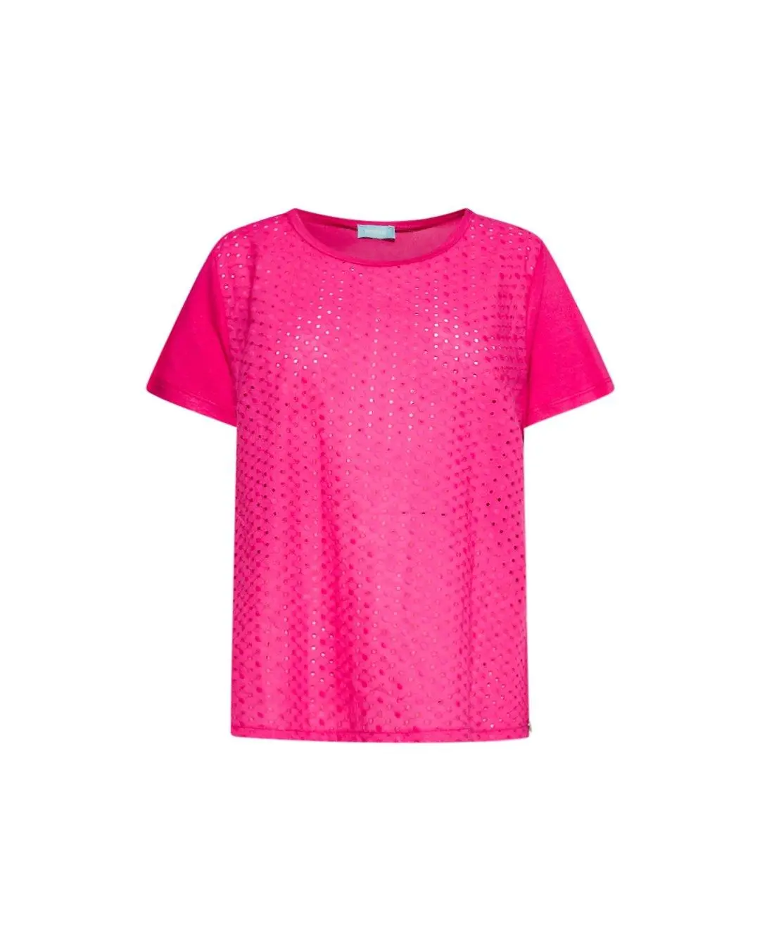 Maglia in pizzo San Gallo FUXIA