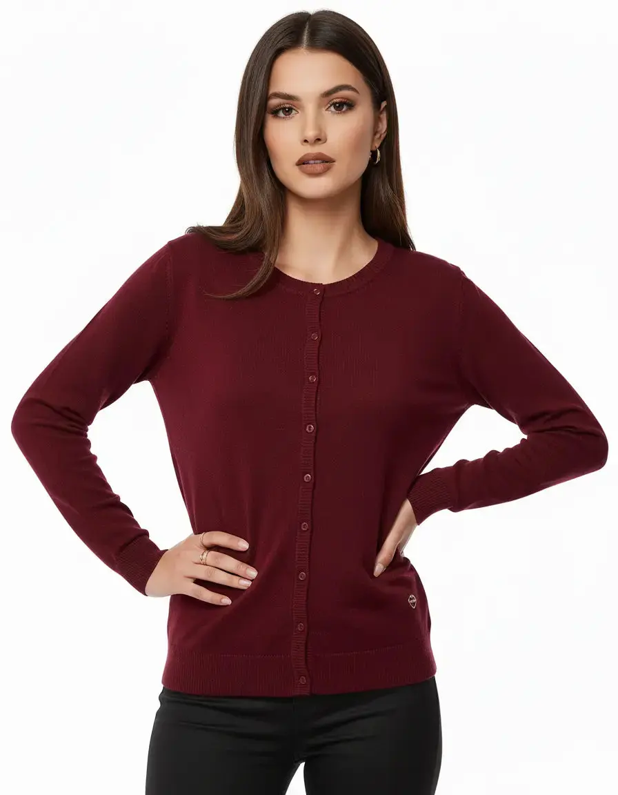 Cardigan girocollo premium - Image 8
