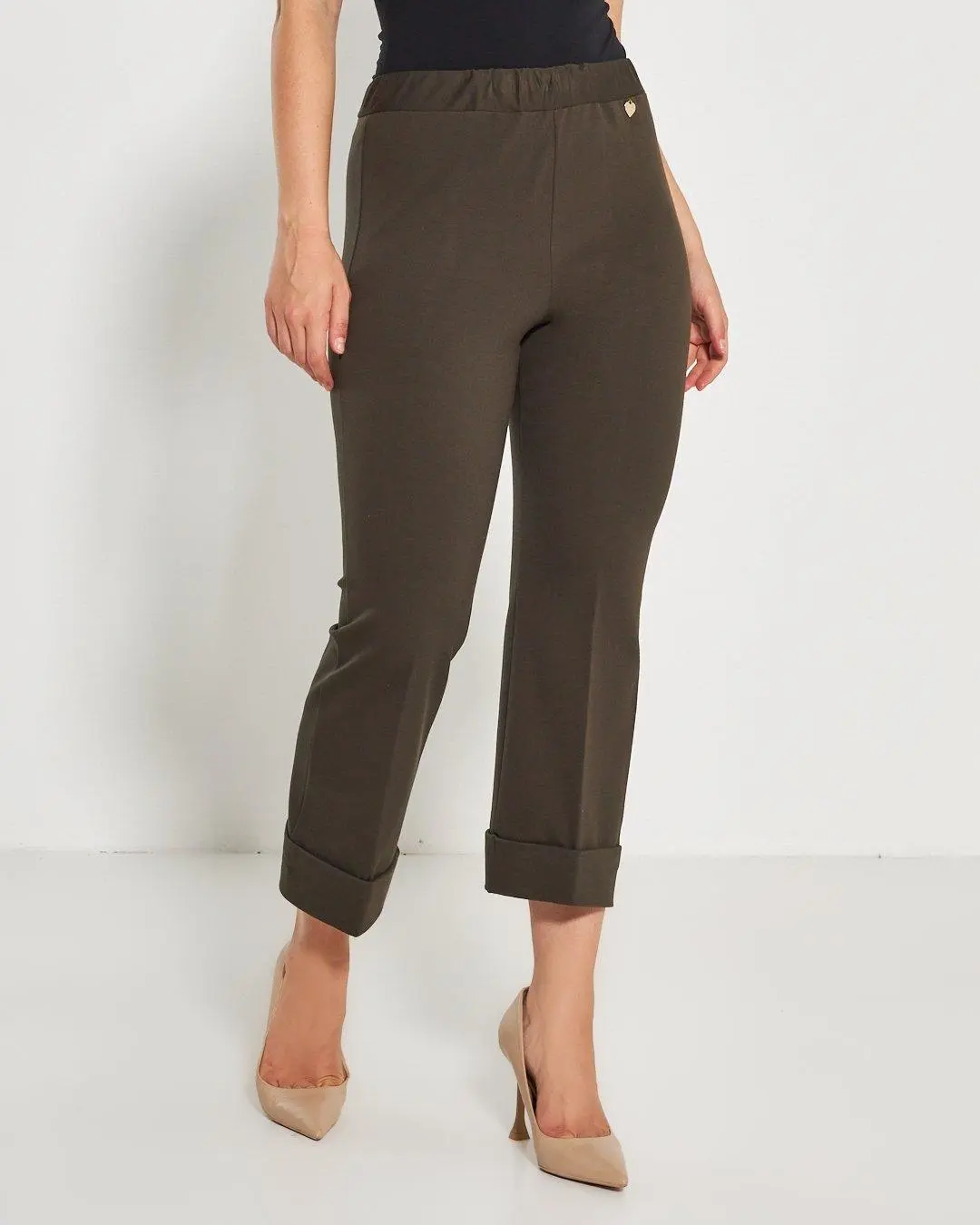 Pantalone zampetta VERDE MILITARE - Image 4