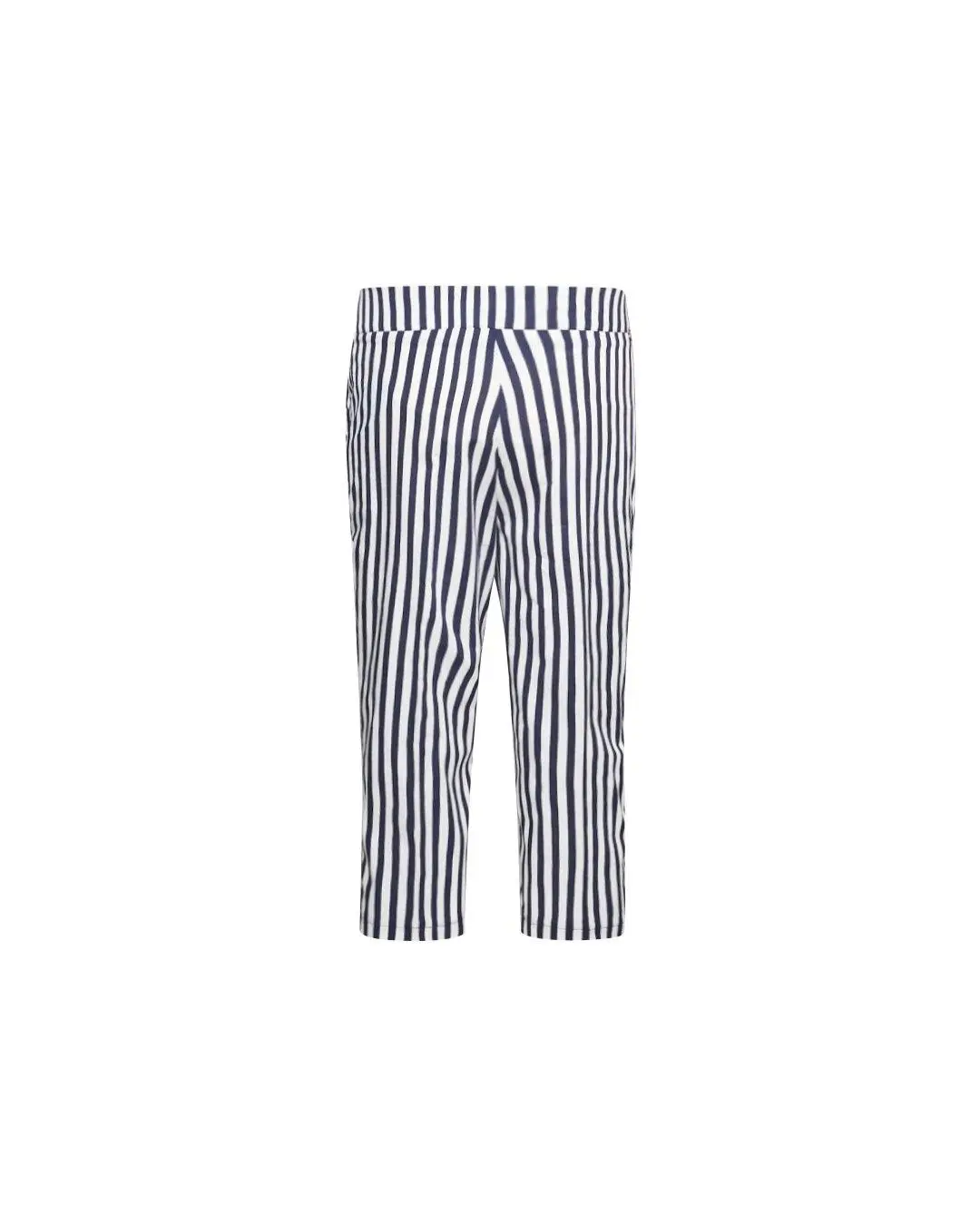 Pinocchietto righe in cotone BLU - Image 5