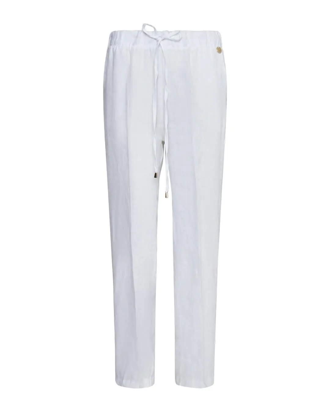 Pantalone in lino BIANCO