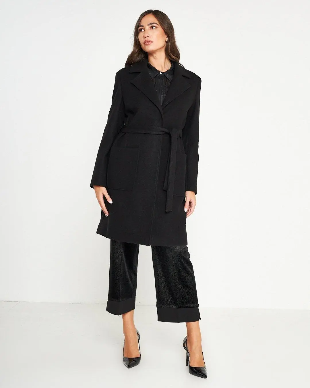 Cappotto accappatoio NERO - Image 4