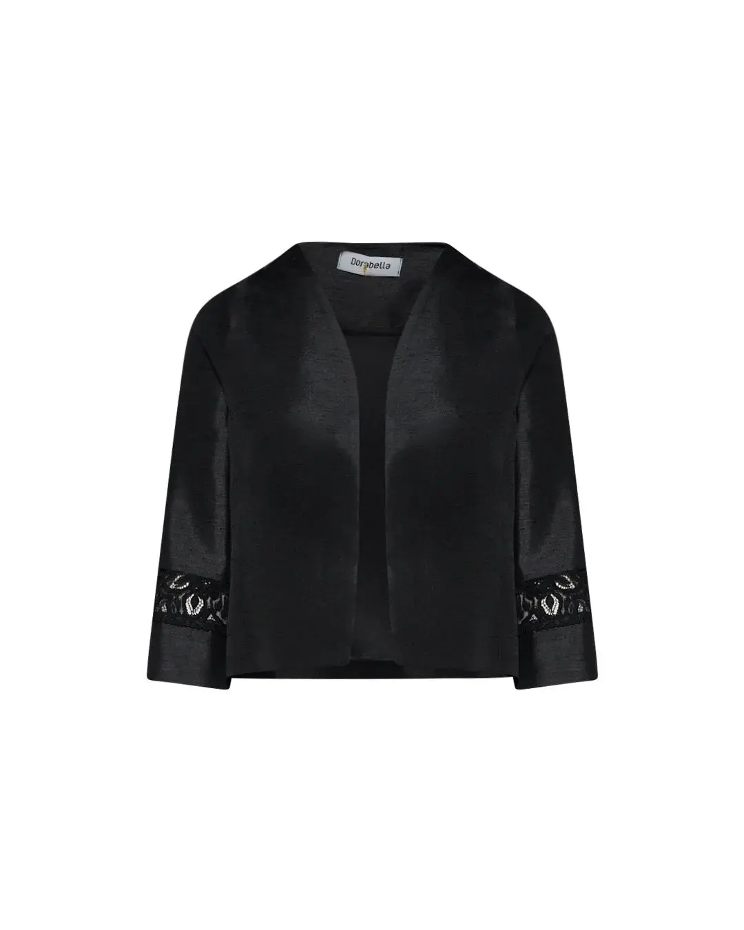 Bolerino in shantung con inserti in pizzo sulle maniche - Image 17