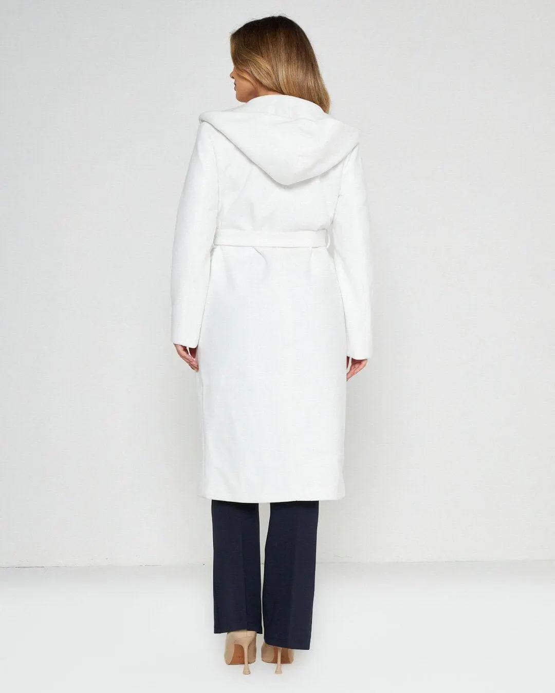 Cappotto accappatoio con cappuccio PANNA - Image 3